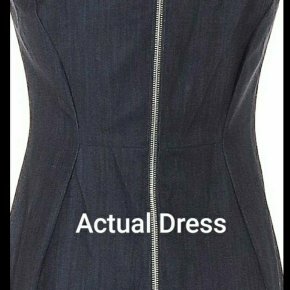 CALVIN KLEIN Sheath Pleated Knee Length CASUAL/Work DRESS - Picture 7 of 12